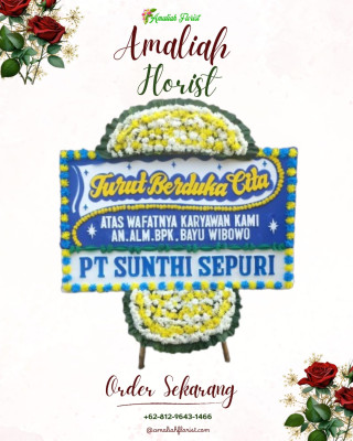 Papan Bunga Duka di Garegeh