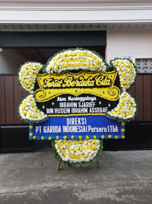 Papan Bunga Duka di Garegeh